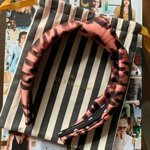 Brand New Lele Sadoughi Knotted Silk Headband